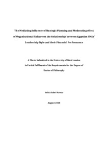 phd thesis in organisational culture